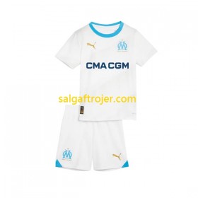 Olympique de Marseille Fodboldtrøjer Børn Hjemmebanesæt 2023/24 Kort ærmer